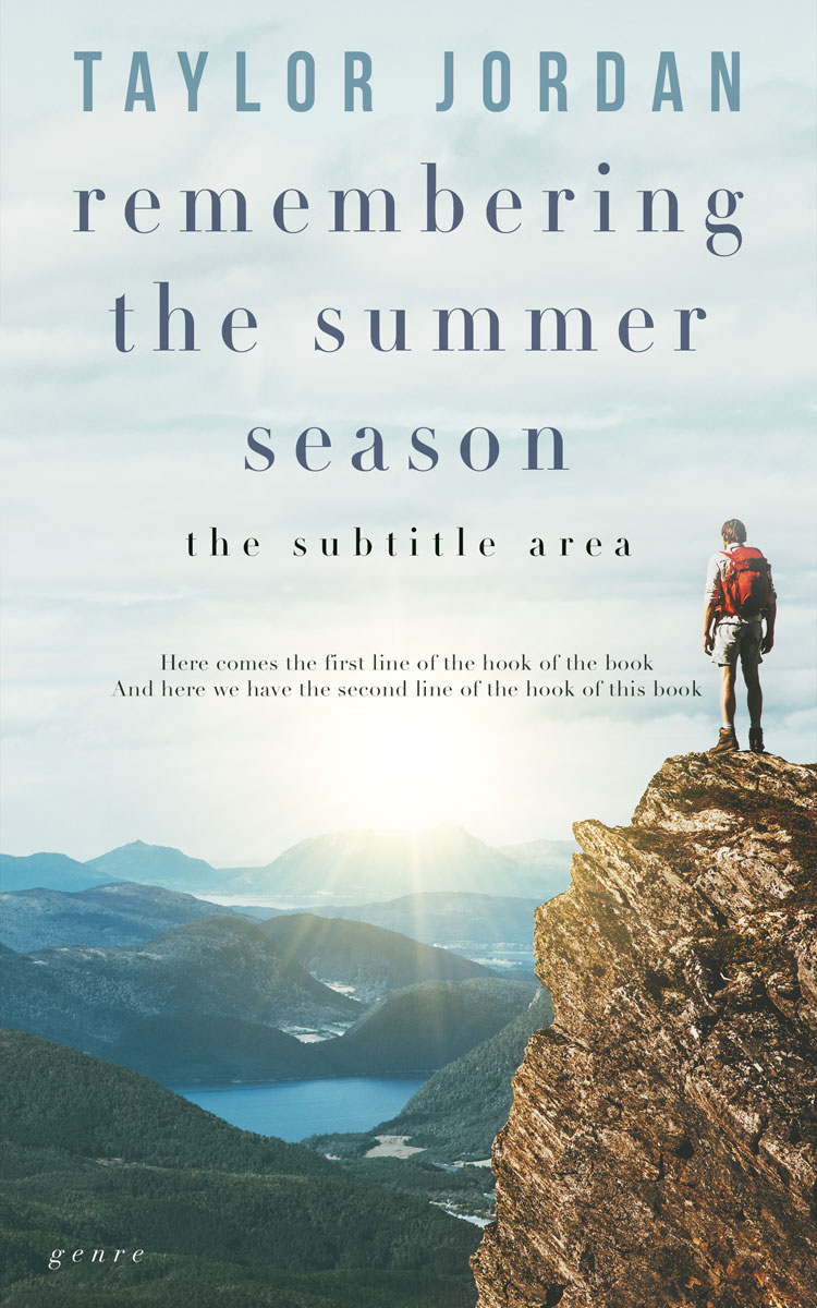 2D view of Premade Travel Book Cover - Mineral Green