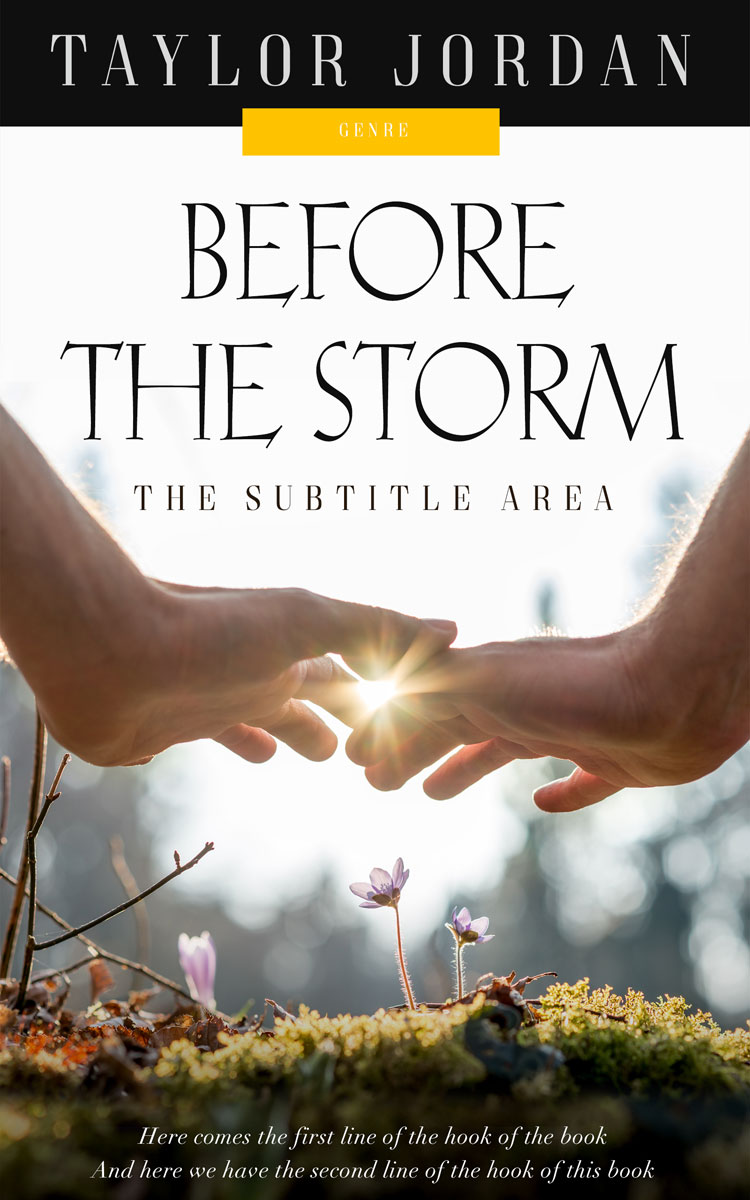 2D view of Taupe #4564 - Premade Nature Book Cover