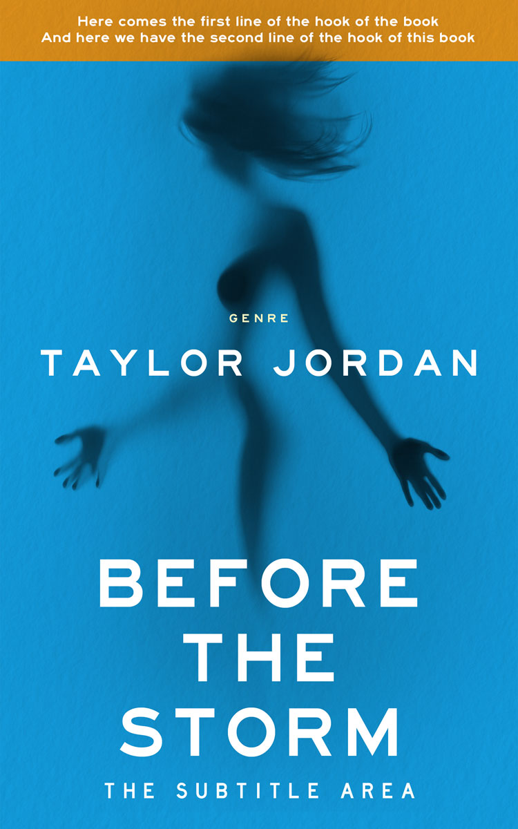 2D view of Premade Erotica Book Cover - Denim