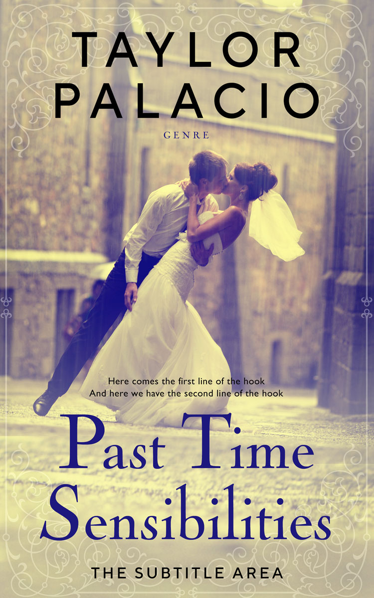 2D view of Rodeo Dust #4597 - Premade Romance Book Cover