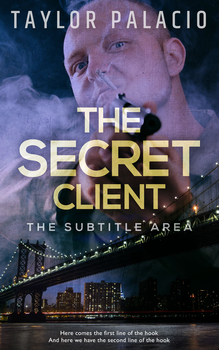 2D view of Premade Mystery & Thriller & Suspense Book Cover - Ebony Clay