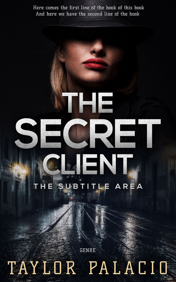 2D view of Woodsmoke #4607 - Premade Mystery & Thriller & Suspense Book Cover