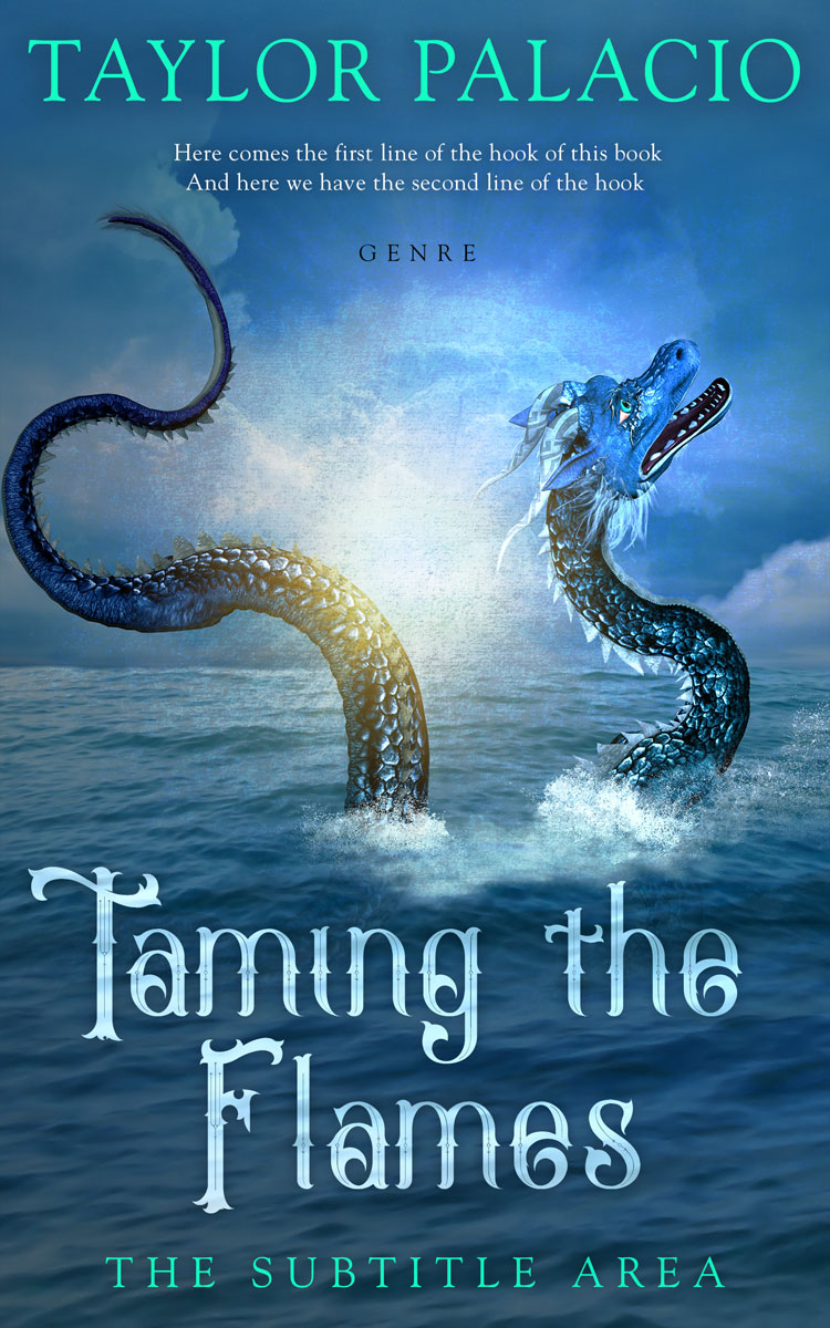 2D view of Chambray #4622 - Premade Fantasy Book Cover