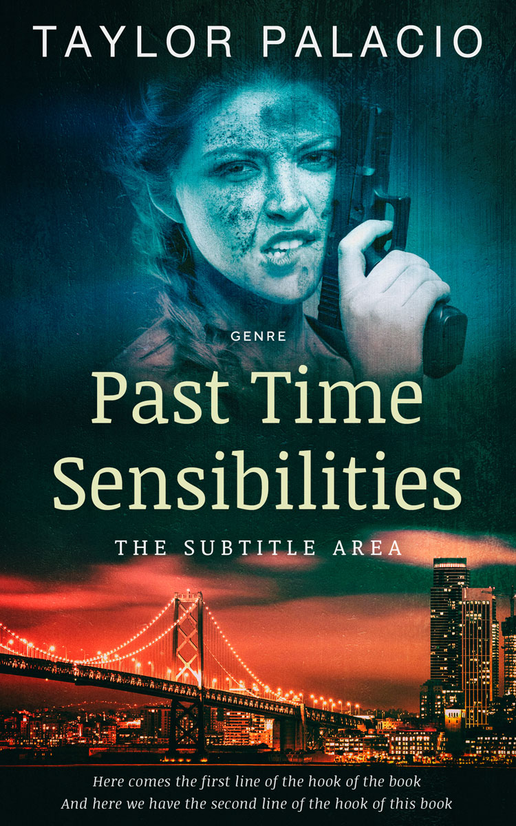 2D view of Antique Brass #4628 - Premade Mystery & Thriller & Suspense Book Cover