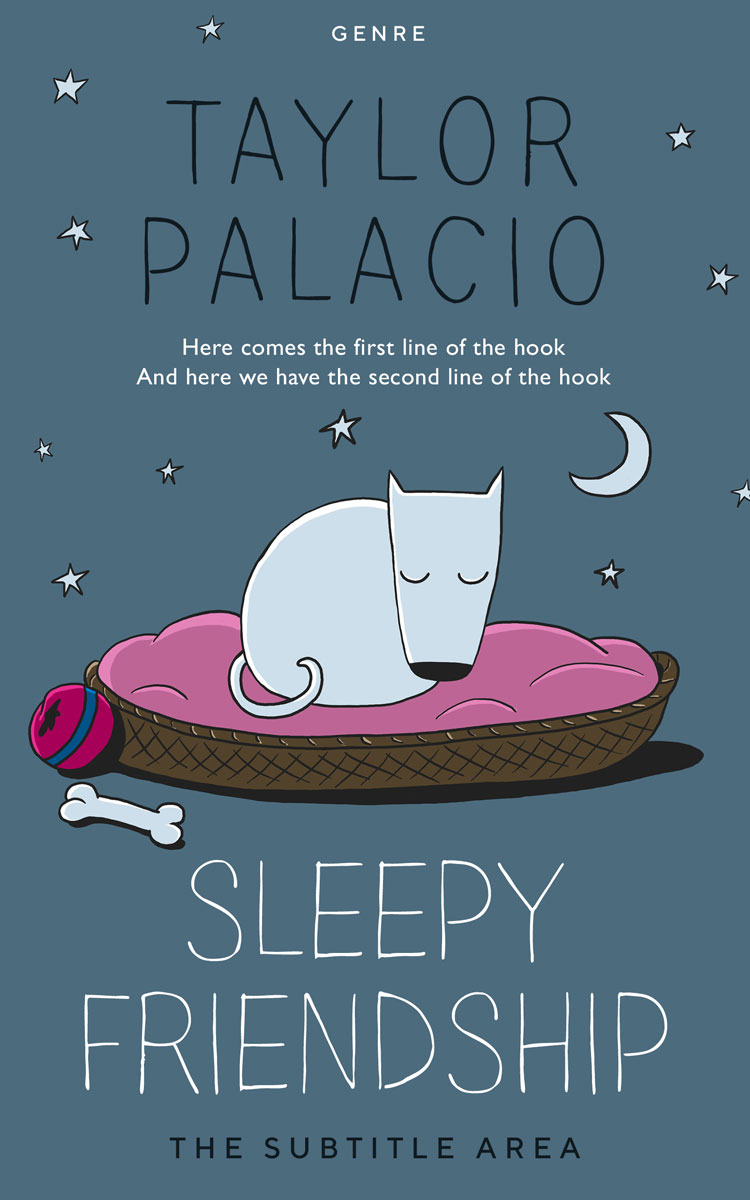 2D view of Blue Bayoux #4643 - Premade Teen & Young Adult Book Cover