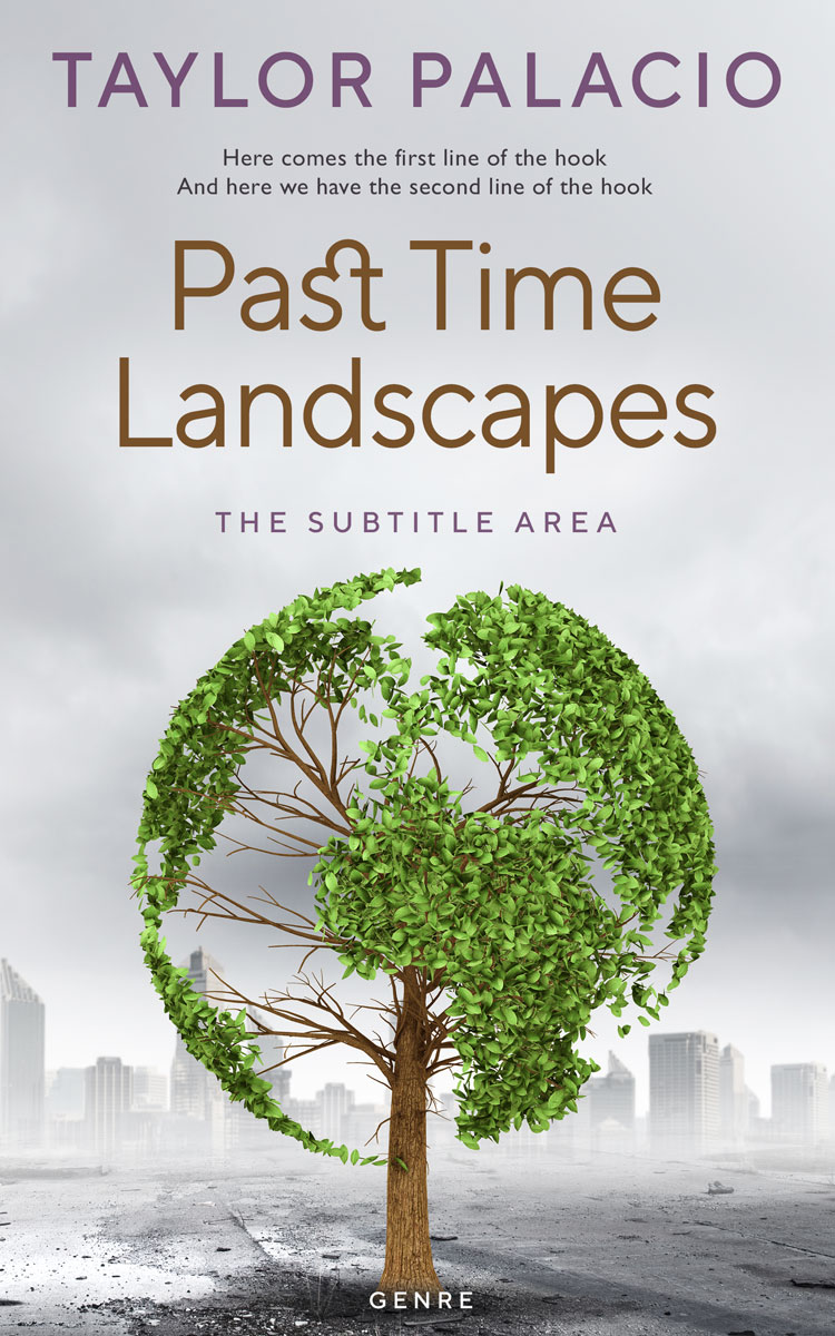 2D view of Premade Science & Nature Book Cover - Iron