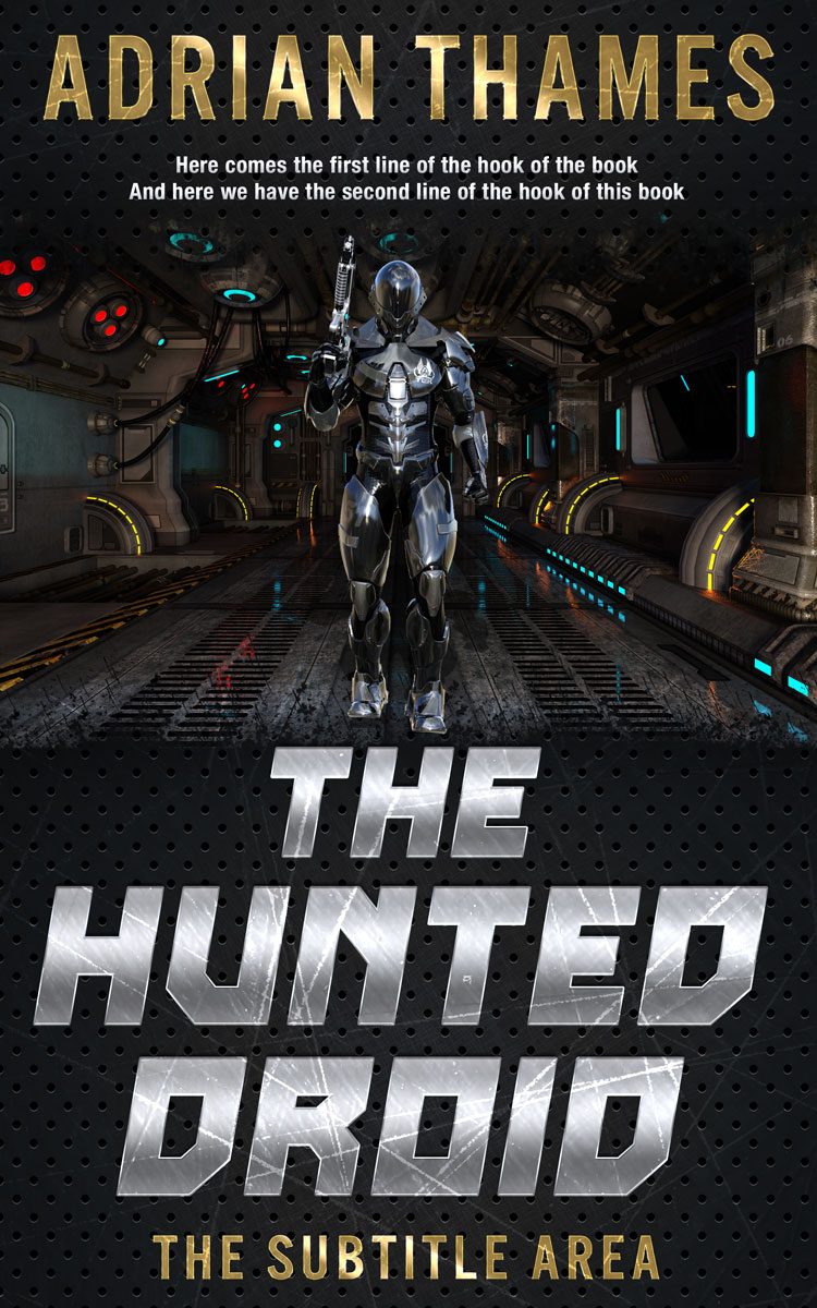 2D view of Thunder #4708 - Premade Apocalyptica Book Cover