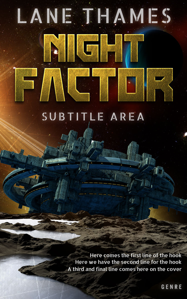 2D view of Cod Gray #4730 - Premade Apocalyptica Book Cover