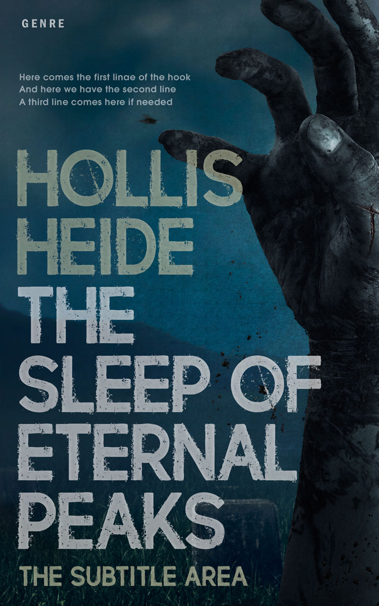 2D view of Premade Horror Book Cover - Firefly