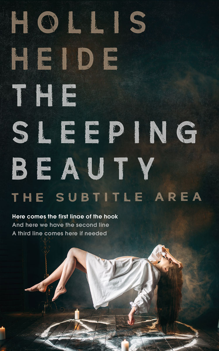 2D view of Outer Space #4791 - Premade Horror Book Cover