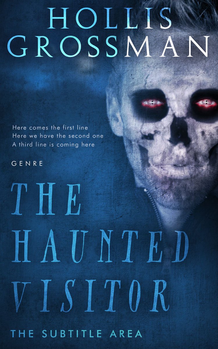 2D view of Cello #4807 - Premade Abstract Book Cover | BookCoverZone