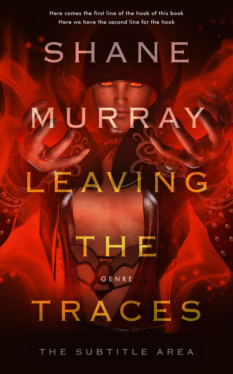 2D view of Premade Fantasy Book Cover - Rebel