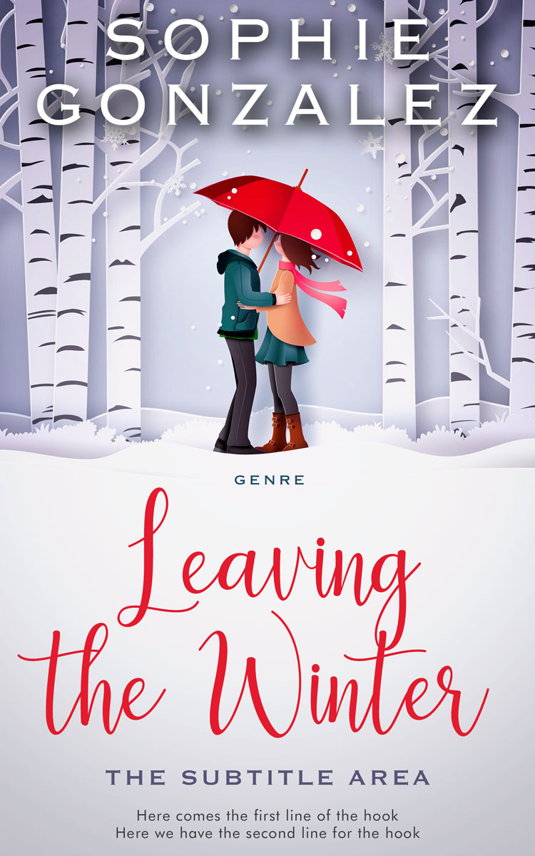 2D view of Premade Romance Book Cover - Mischka