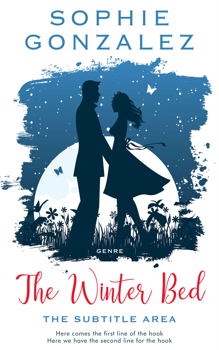 2D view of Blumine #4839 - Premade Romance Book Cover