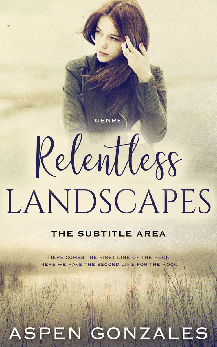 2D view of Stark White #4846 - Premade Romance Book Cover