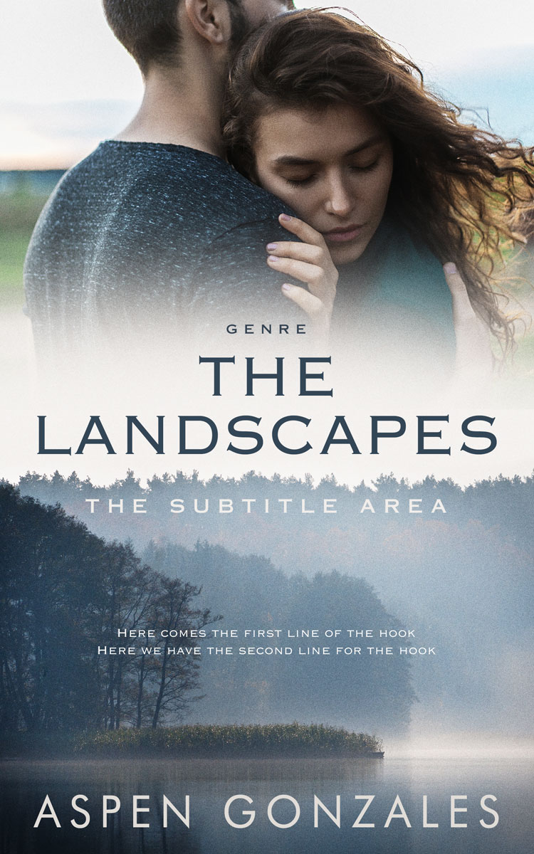 2D view of Silver Sand #4851 - Premade Romance Book Cover