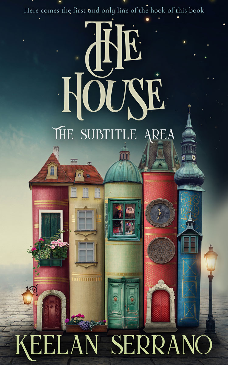 2D view of Ebony Clay #4862 - Premade Fantasy Book Cover