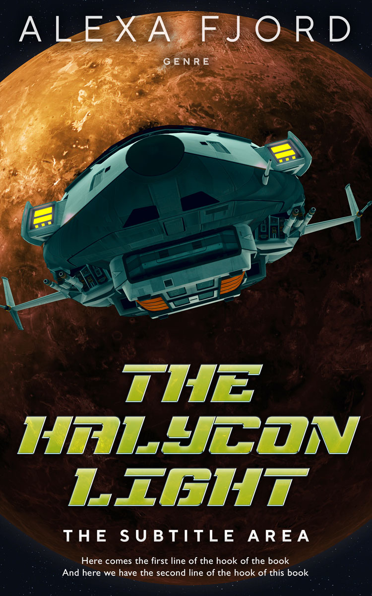 2D view of Roti #4928 - Premade Science Fiction Book Cover