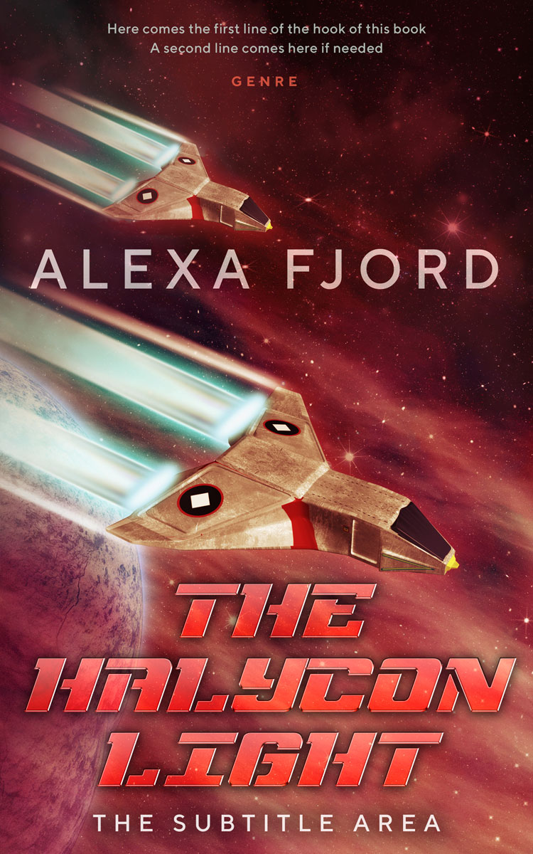 2D view of Premade Science Fiction Book Cover - Buccaneer