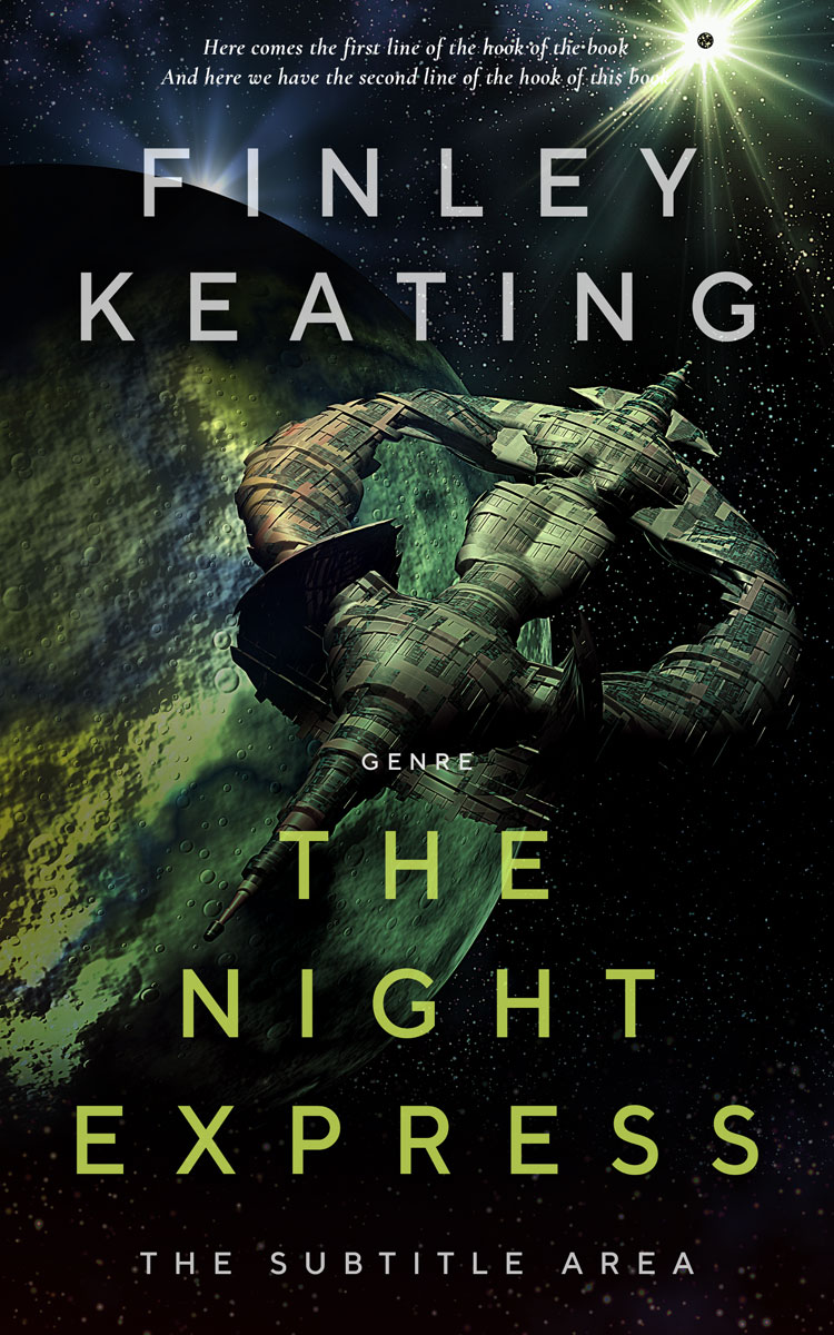 2D view of Woodsmoke #4937 - Premade Science Fiction Book Cover