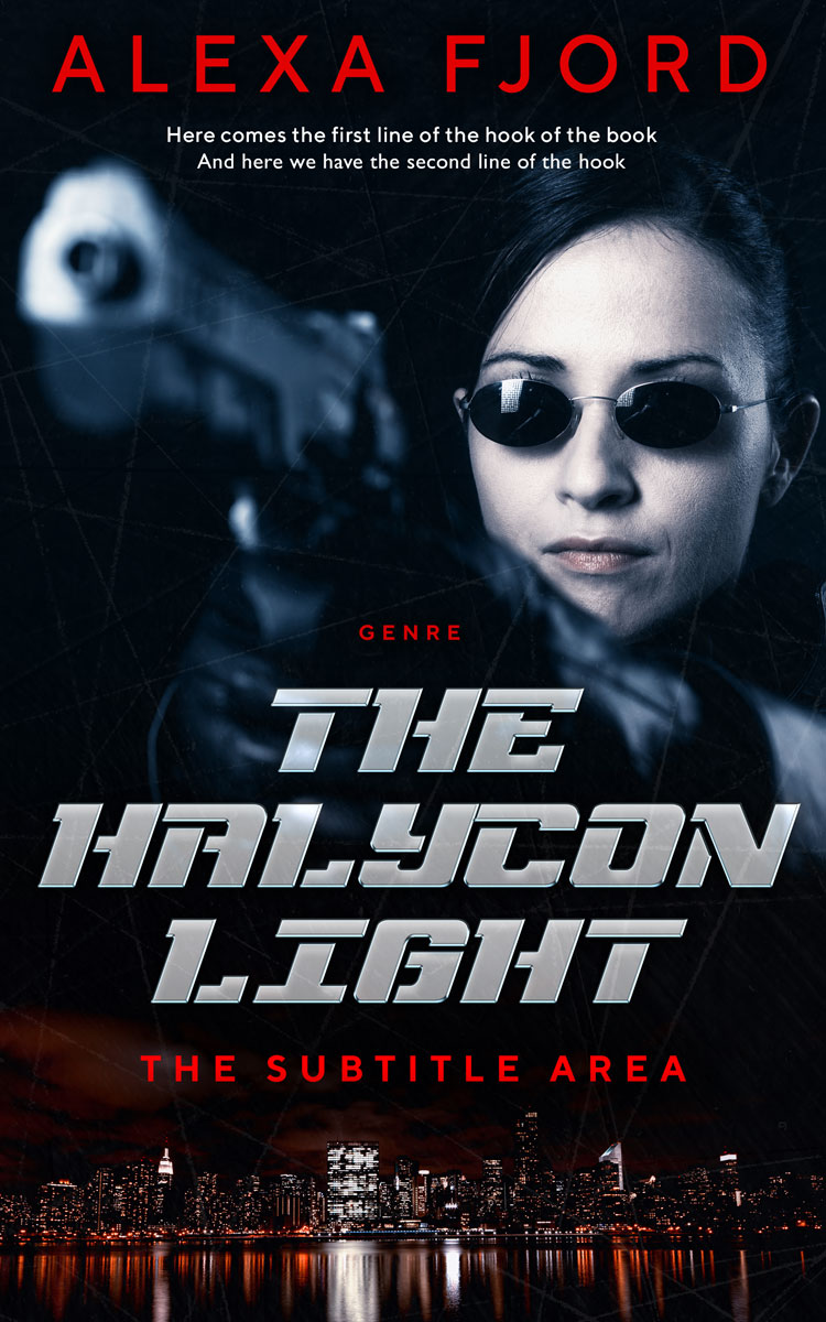 2D view of Pink Swan #4941 - Premade Mystery & Thriller & Suspense Book Cover