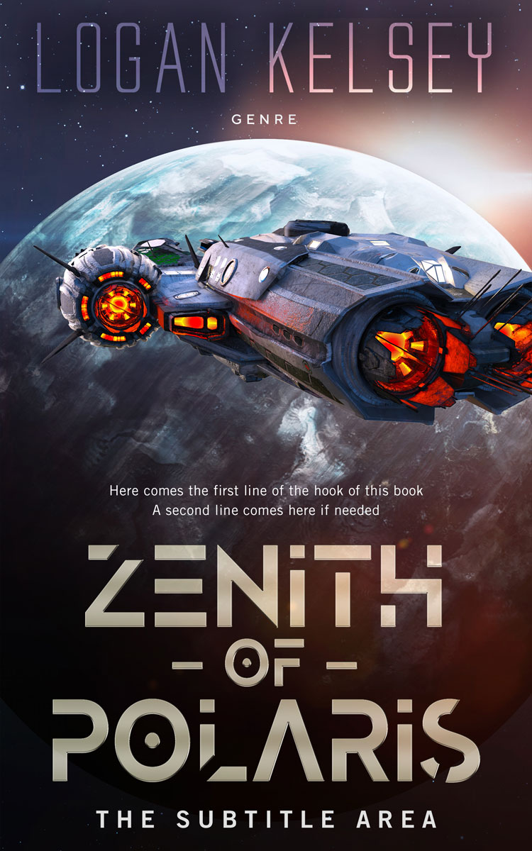 2D view of Thunder #4957 - Premade Science Fiction Book Cover