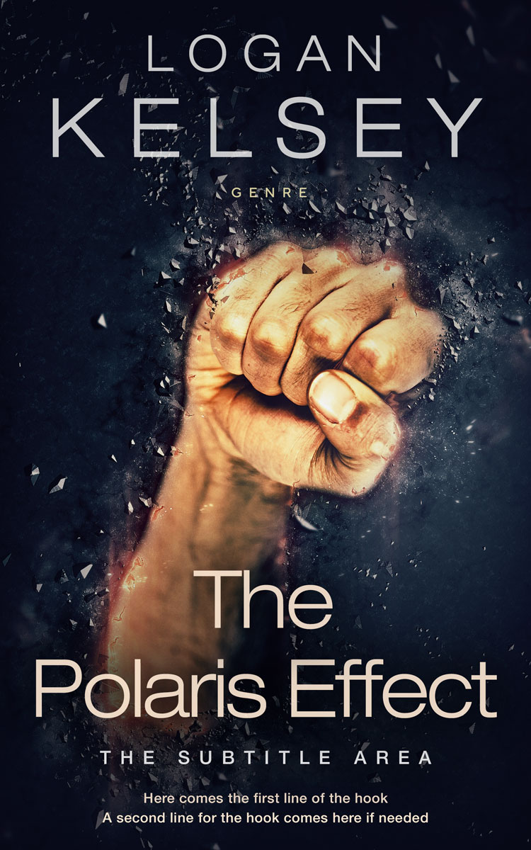 2D view of Tan #4972 - Premade Action & Adventure Book Cover