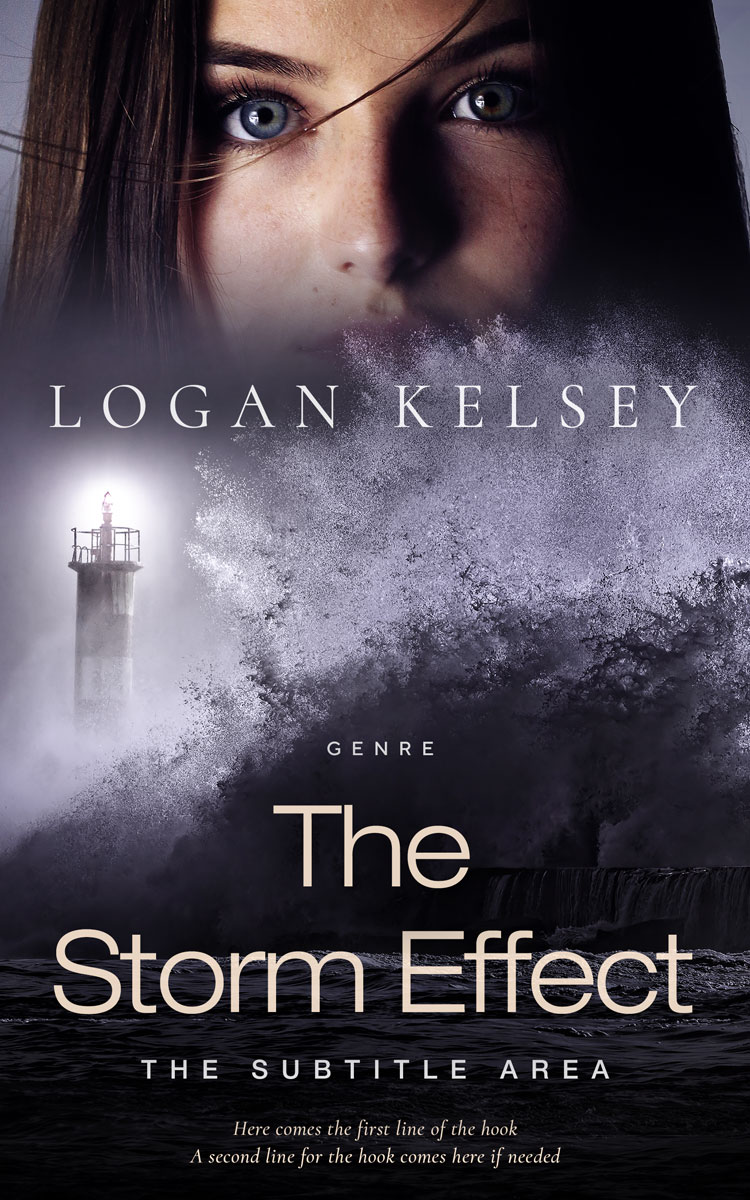 2D view of Premade Mystery & Thriller & Suspense Book Cover - Pink Swan