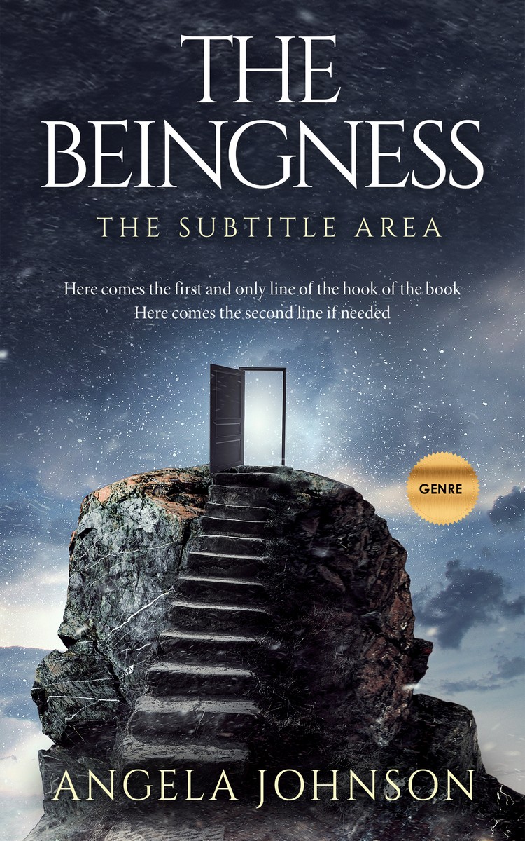 2D view of Premade Self-Improvement & Self-Help Book Cover - Charade