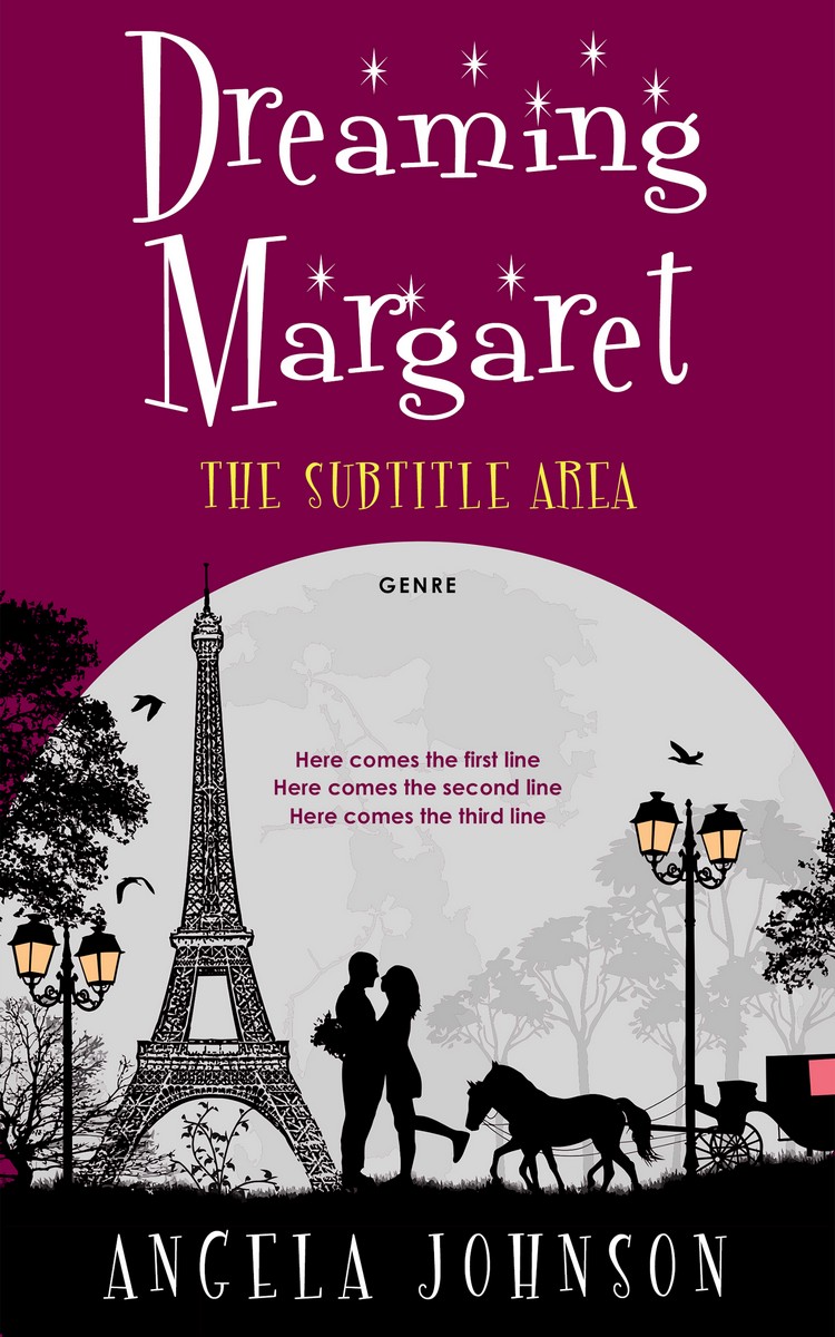 2D view of Rose Bud Cherry #5015 - Premade Romance Book Cover