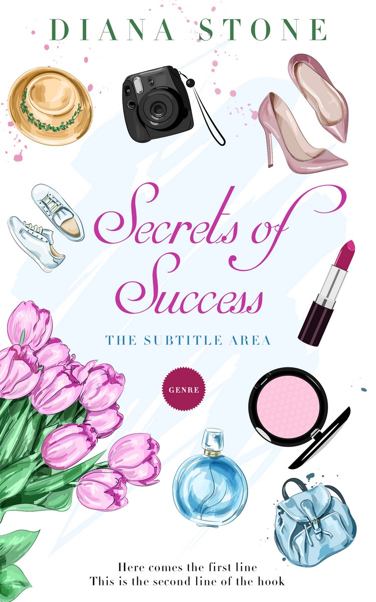 2D view of Mineral Green #5029 - Premade Abstract Book Cover