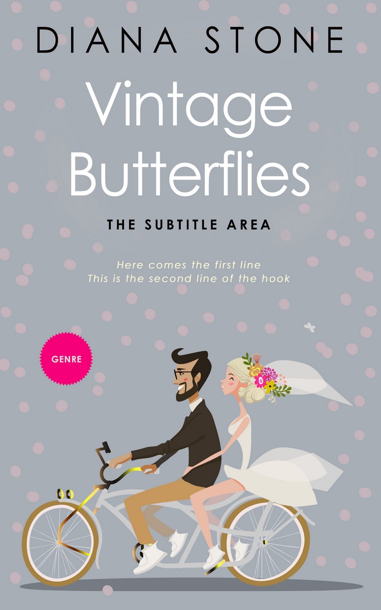 2D view of Gray Chateau #5045 - Premade Romance Book Cover | BookCoverZone