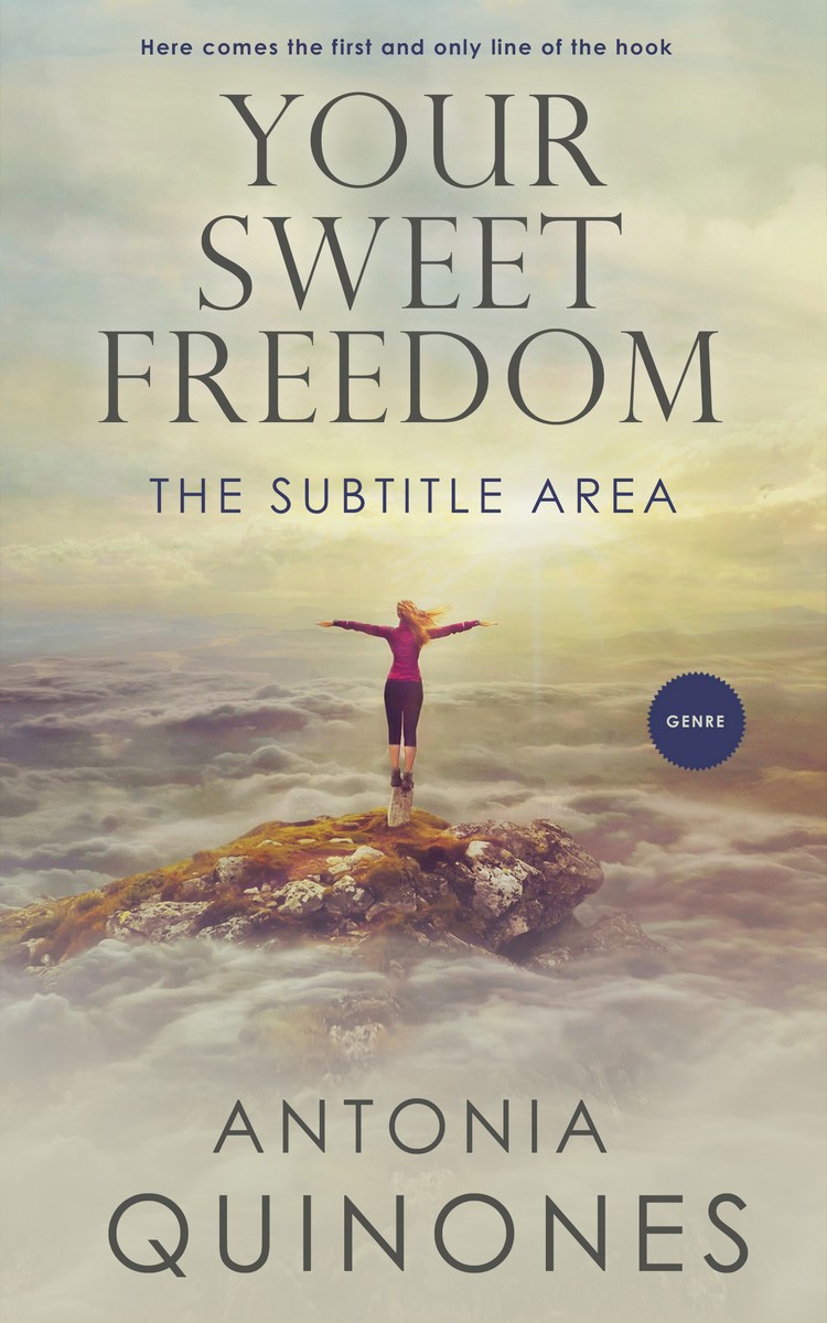 2D view of Premade Self-Improvement & Self-Help Book Cover - Bison Hide