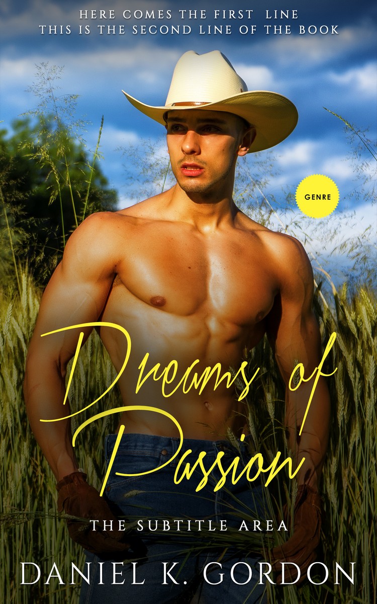 2D view of Zeus #5117 - Premade Erotica Book Cover