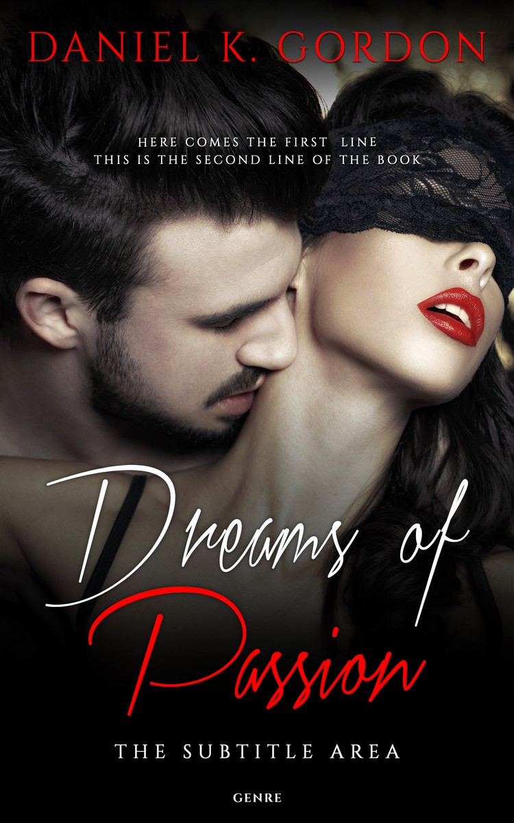 2D view of Premade Erotica Book Cover - Oriental Pink