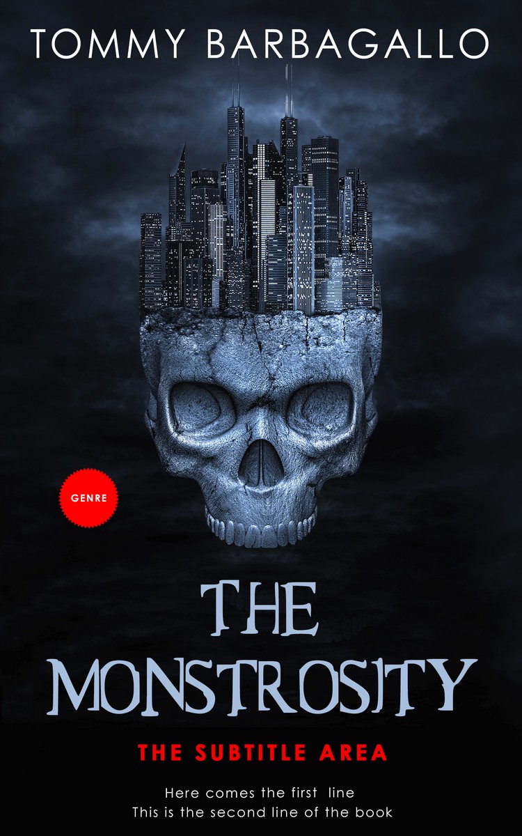 2D view of Bunker #5148 - Premade Horror Book Cover