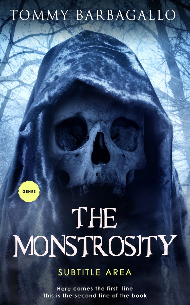 2D view of Big Stone #5154 - Premade Horror Book Cover