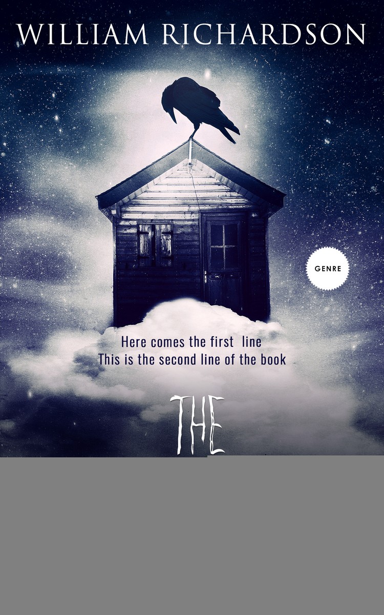 2D view of Pale Slate #5167 - Premade Fantasy Book Cover