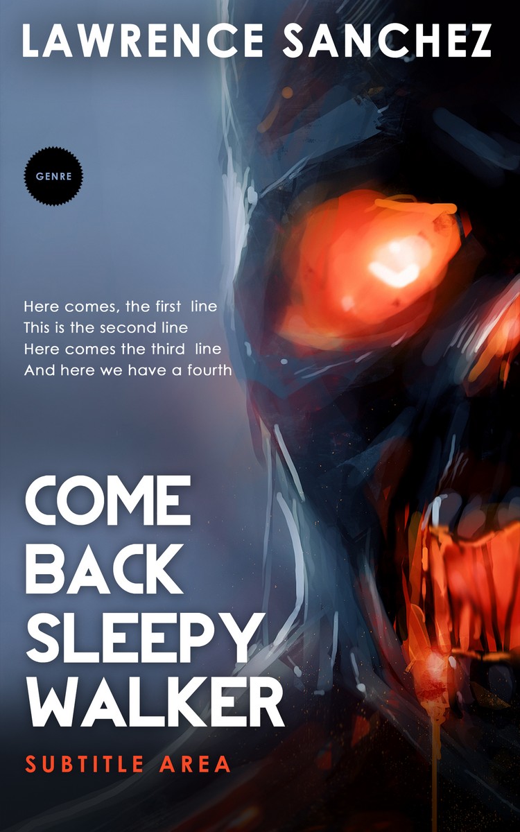 2D view of Baltic Sea #5175 - Premade Horror Book Cover