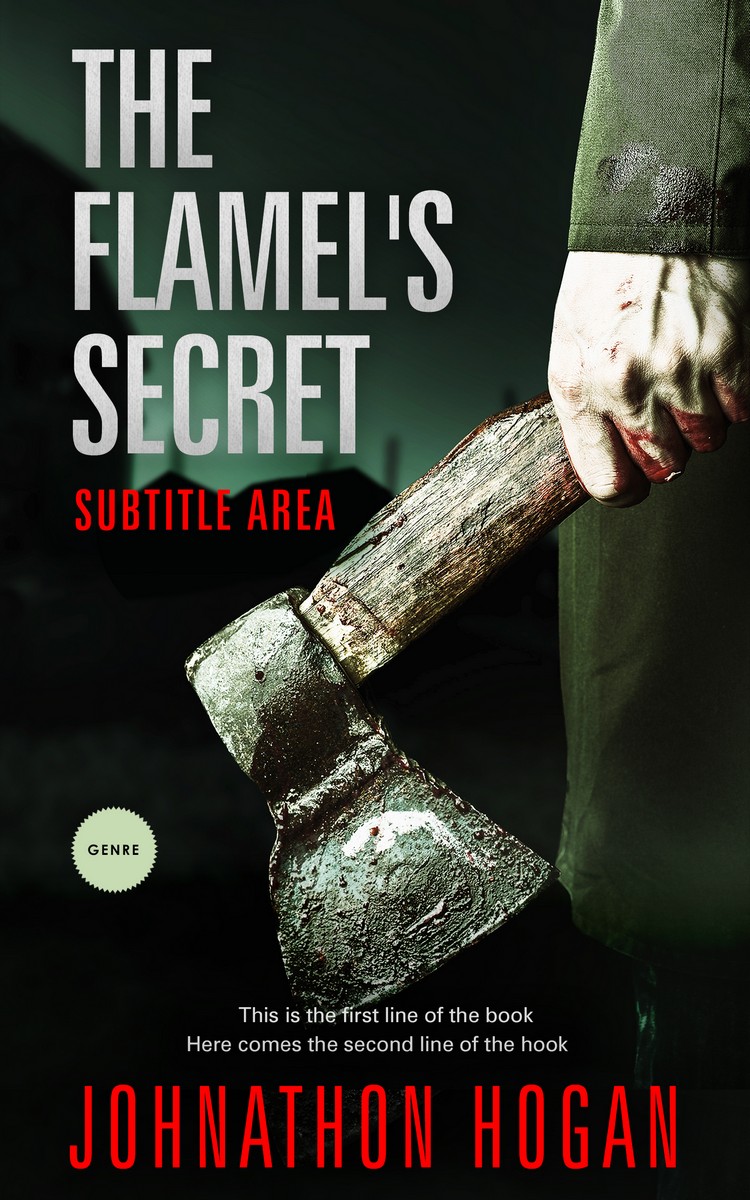 2D view of Clam Shell #5191 - Premade Mystery & Thriller & Suspense Book Cover