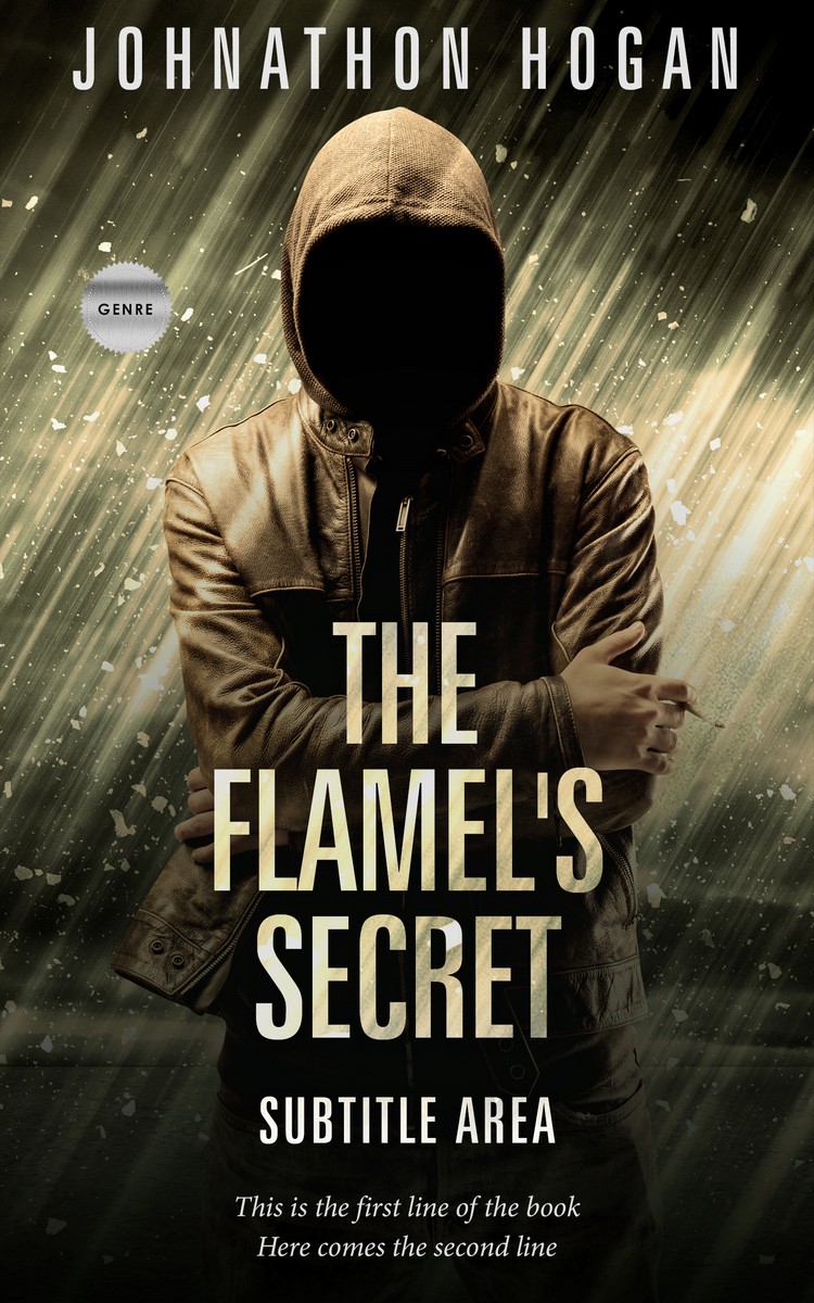 2D view of Rodeo Dust #5196 - Premade Mystery & Thriller & Suspense Book Cover