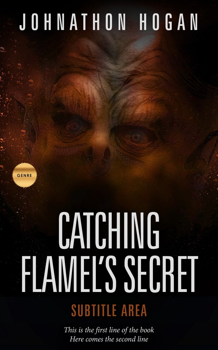 2D view of Premade Mystery & Thriller & Suspense Book Cover - Asphalt