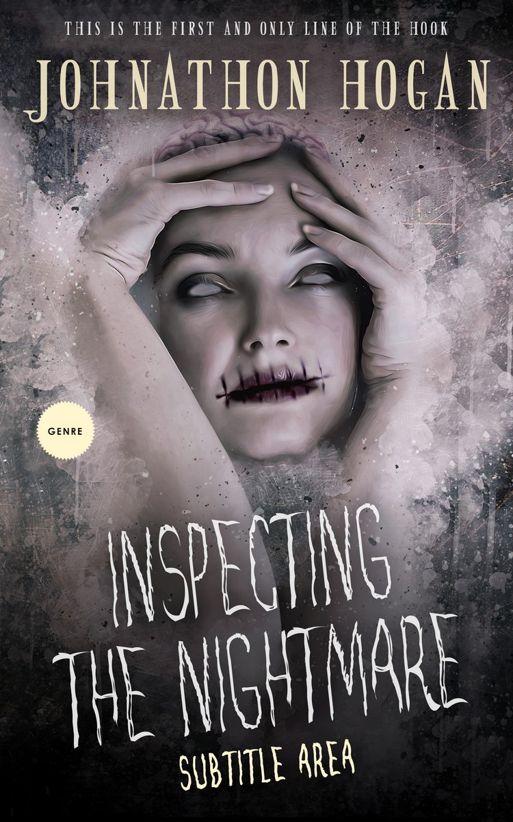 2D view of Thunder #5201 - Premade Horror Book Cover