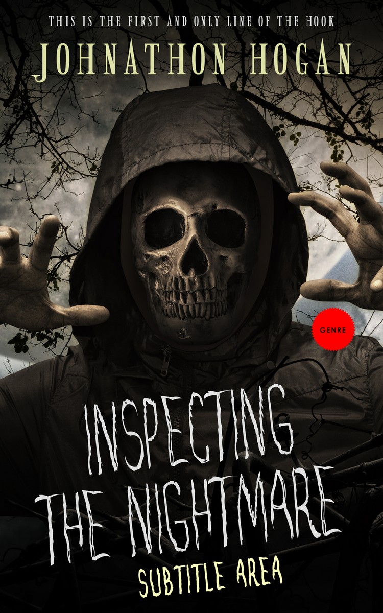 2D view of Rangoon Green #5203 - Premade Horror Book Cover