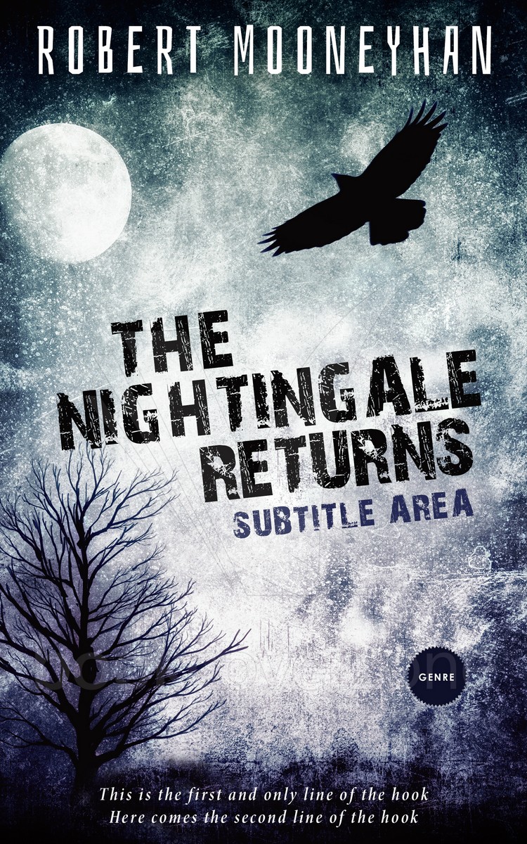 2D view of Ebony Clay #5219 - Premade Mystery & Thriller & Suspense Book Cover