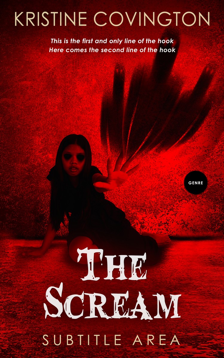 2D view of Rustic Red #5238 - Premade Horror Book Cover