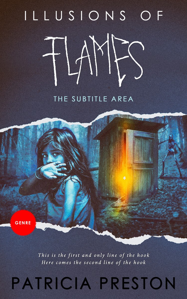 2D view of Ship Gray #5281 - Premade Abstract Book Cover