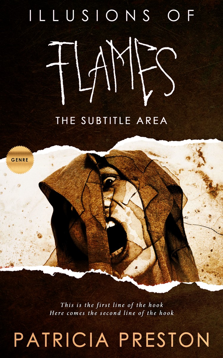 2D view of Creole #5297 - Premade Literary Fiction Book Cover