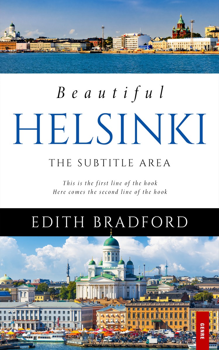 2D view of Hippie Blue #5334 - Premade Travel Book Cover