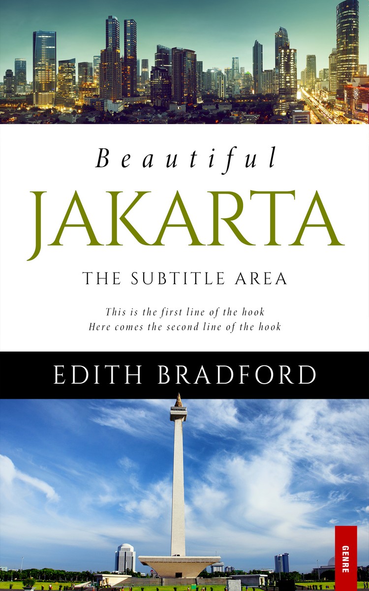 2D view of Premade Travel Book Cover - Glacier